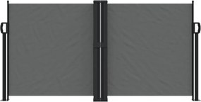 vidaXL Σκίαστρο Πλαϊνό Συρόμενο Ανθρακί 120 x 1200 εκ.