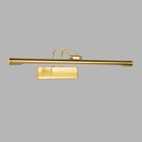 Φωτιστικό Τοίχου 01423.17 Small 8W LED 3000K 800Lm 45x12cm Gold Luma