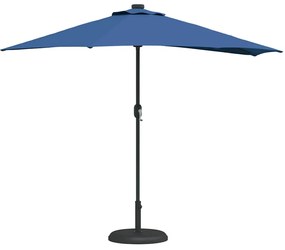 vidaXL Ομπρέλα Κήπου Αζούρ μπλε 294 x 150 x 224 εκ ύφασμα