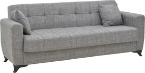 Σετ σαλονιού 2τεμ Modesto pakoworld ύφασμα σε γκρι απόχρωση