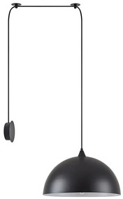 Φωτιστικό Τοίχου Adept 77-8889 80x40x300cm 1xE27 60W Black Homelighting