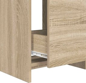 vidaXL Ντουλάπι Κάτω από τον Νιπτήρα Sonoma Δρυς 56 x 37,5 x 81 εκ