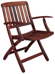 Πολυθρόνα Πτυσσόμενη PEGU Brown 61X52X83 cm