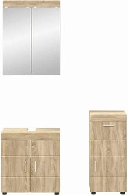 vidaXL Σετ Επίπλων Μπάνιου TULUM Δρύς Sonoma Επεξεργασμένο ξύλο