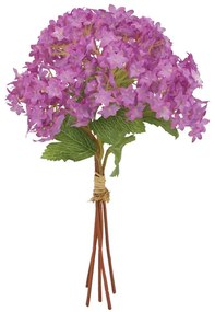 MarHome ΜΠΟΥΚΕΤΟ ΧΙΟΝΟΜΠΑΛΑ x5 ΡΟΖ - Υ32cm 24/240ΚΙΒ  00-24158-3