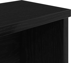 vidaXL Ράφι κουζίνας στοιβαζόμενο Μαύρη 60x15x16 εκ.