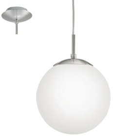 Φωτιστικό Οροφής Rondo 85261 White Eglo Metal, Glass