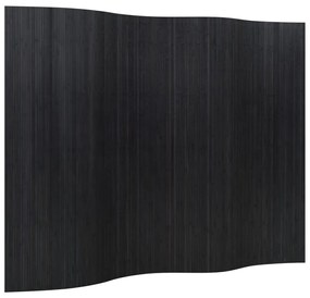 vidaXL Διαχωριστικό Δωματίου Μαύρο 165 x 250 εκ. από Μπαμπού
