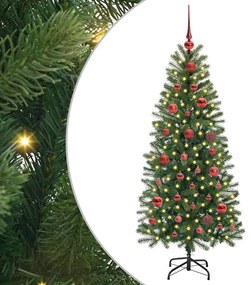 vidaXL Τεχνητό Χριστουγεννιάτικο Δέντρο Πράσινο 150 cm ΠΕ και PVC