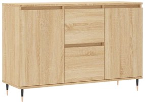 vidaXL Μπουφές Sonoma Δρυς 101,5 x 35 x 70 εκ. από Επεξεργασμένο Ξύλο