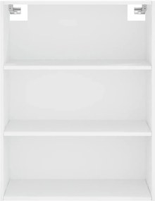 vidaXL Ντουλάπι Λευκό 69,5x34x180 εκ. από Επεξεργασμένο Ξύλο