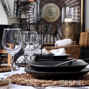 Πιάτο Σπαγγέτι (Φ27) Espiel Terra Matte Black TLM120K6