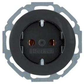 Πρίζα Σούκο Μαύρο Berker R.Classic 41452045 Hager-41452045-Μαύρο 41452045