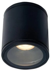 Φωτιστικό Οροφής GU10 50W IP65 Pro Eurolamp-145-25031-Μαύρο 145-25031