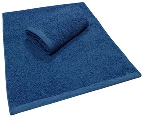 Πετσέτα Βαμβακερή Χειρός 30x50εκ. Royal Blue Komvos Home 7001419-20
