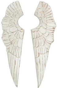 Διακοσμητικό Τοίχου Angel (Σετ 2Τμχ) 77904 31x5x61cm White Artekko Μαγνήσιο