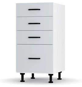 Modest Κάτω Ντουλάπι Συρταριέρα Γκρι 40x48x82εκ LD3140M04
