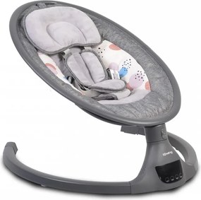 Ηλεκτρικό Ρηλάξ Με Μουσική (0-6 Μηνών/Έως 9kg) Cangaroo iSwing Dark Grey