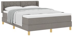 vidaXL Κρεβάτι με Σπαστό Στρώμα σε Ταμπά, 140 x 190 cm, Υφάσματος