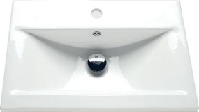 Drop Roma 60x39 White Gloss - Πάγκος με Νιπτήρα &amp; Κρυφοντουλαπο