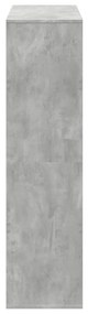 vidaXL Βιβλιοθήκη/Διαχωριστικό Χώρου Γκρι 100x33x125,5 εκ. Επεξ. Ξύλο