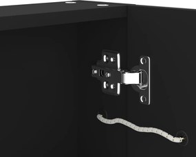 vidaXL Καθρέφτης Μπάνιου με Ντουλάπι &amp; LED 62 x 14 x 60 εκ.