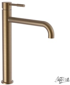 Μπαταρία Νιπτήρα Ψηλή για Επιτραπέζιους Νιπτήρες  LaTorre New Tech Bronze Brushed (Antique Brass) 12507-221