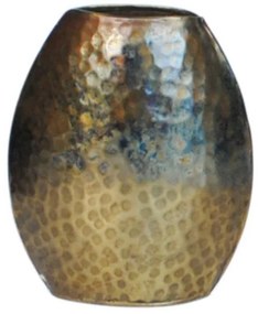 Βάζο Μεταλλικό 00.07.72023 14x8x16,5cm Bronze-Multi Μέταλλο