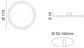 Φωτιστικό LED Panel 15W ρυθμιζόμενο