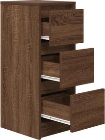 vidaXL Ντουλάπι Καφέ Δρυς 29,5x34x76 εκ. Επεξεργασμένο Ξύλο