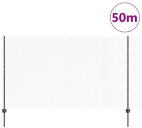 vidaXL Στήλες Φράχτη 22 τεμ U-Channel Γκρι 140 εκ Ατσάλι