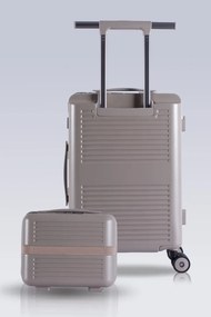 Stewehome Σετ 2 τεμαχίων βαλίτσες καμπίνας και νεσεσέρ από πολυκαρβονικό με θύρες φόρτισης USB και
