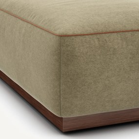 Υποπόδιο από λινό βελούδο JACOPO