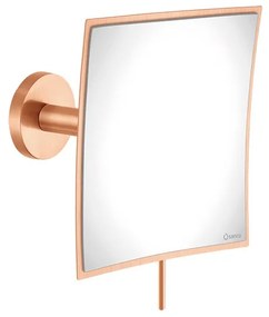 Καθρέπτης Μεγεθυντικός Επτοίχιος Μεγέθυνση x3 Brushed Rose Gold 24K Sanco Cosmetic Mirrors MR-202-AB6