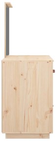 vidaXL Μπουντουάρ 95x50x134 εκ. Μασίφ Ξύλο Πεύκου