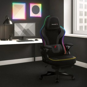 Καρέκλα Παιχνιδιού Huzaro HZ-FORCE 4.6 RGB BLACK MESH