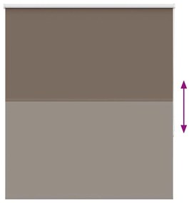 Ρολέρ Μπλακάουτ Coffee 120x130 εκ. Πλάτος υφάσματος 116,6 εκ. - Καφέ