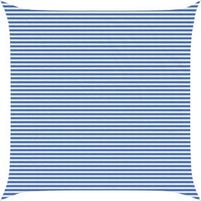 vidaXL Ικανότητα Σκίασης Μπλε και άσπρο 7 x 7 m HDPE