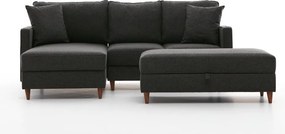 Corner Sofa Eva Left - Anthracite Anthracite