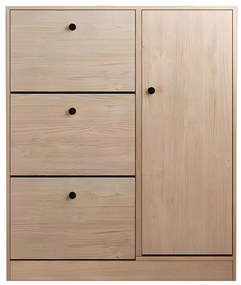 Παπουτσοθήκη Φυσικό Μελαμίνη 100x24x112cm