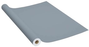 vidaXL Μεμβράνη Αυτοκόλλητη για Έπιπλα Γκρι 500 x 90 εκ. από PVC