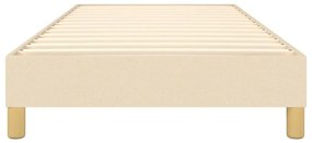 Πλαίσιο Κρεβατιού Boxspring Κρεμ 100x200 εκ. Υφασμάτινο - Κρεμ
