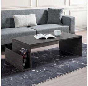 Τραπεζάκι σαλονιού Regnar Megapap rebab 100,6x55x31,8εκ. GP042-0251,1-GP042-0251,1-Ανθρακί GP042-0251,1