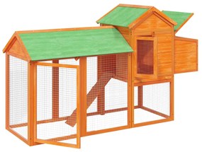 vidaXL Κοτέτσι Καφέ 193 x 65 x 117 εκ. από Μασίφ Ξύλο Πεύκου