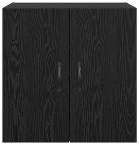 vidaXL Τοίχου Ντουλάπα Μαύρη Οξυά 60 x 31 x 60 εκ. Επεξεργασμένο ξύλο