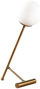 Φωτιστικό Επιτραπέζιο Golf 584TTM1714 30x30x51cm 1xE27 40W Gold Opviq