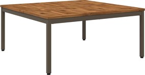 vidaXL Τραπεζάκι σαλονιού Φυσικό και Καφέ 98 x 100,5 x 45 cm