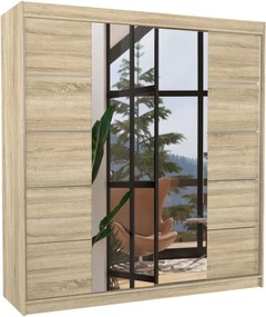 Ντουλάπα Gorell 200 συρόμενη-Drus