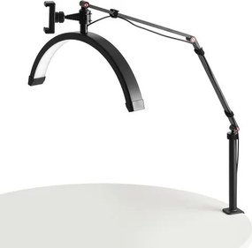 Half Moon Light for Esthetician 2 in 1 LED Floor and Desk Lamp Lash Light Arched