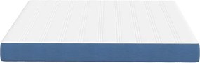 vidaXL Στρώμα Κρεβατιού με στρώμα Μπλε 180 x 200 cm ύφασμα